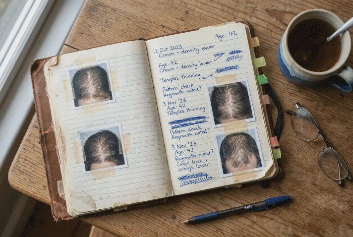 Nicole's original notebook containing over 400 documented cases