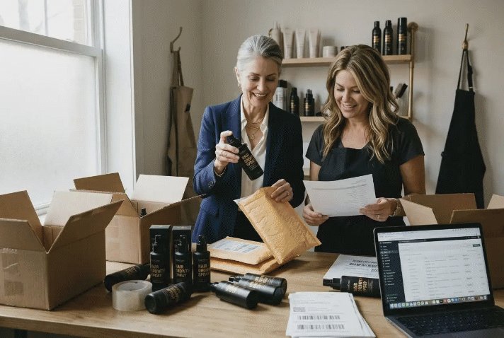 Word spread through salon clients and online support groups
