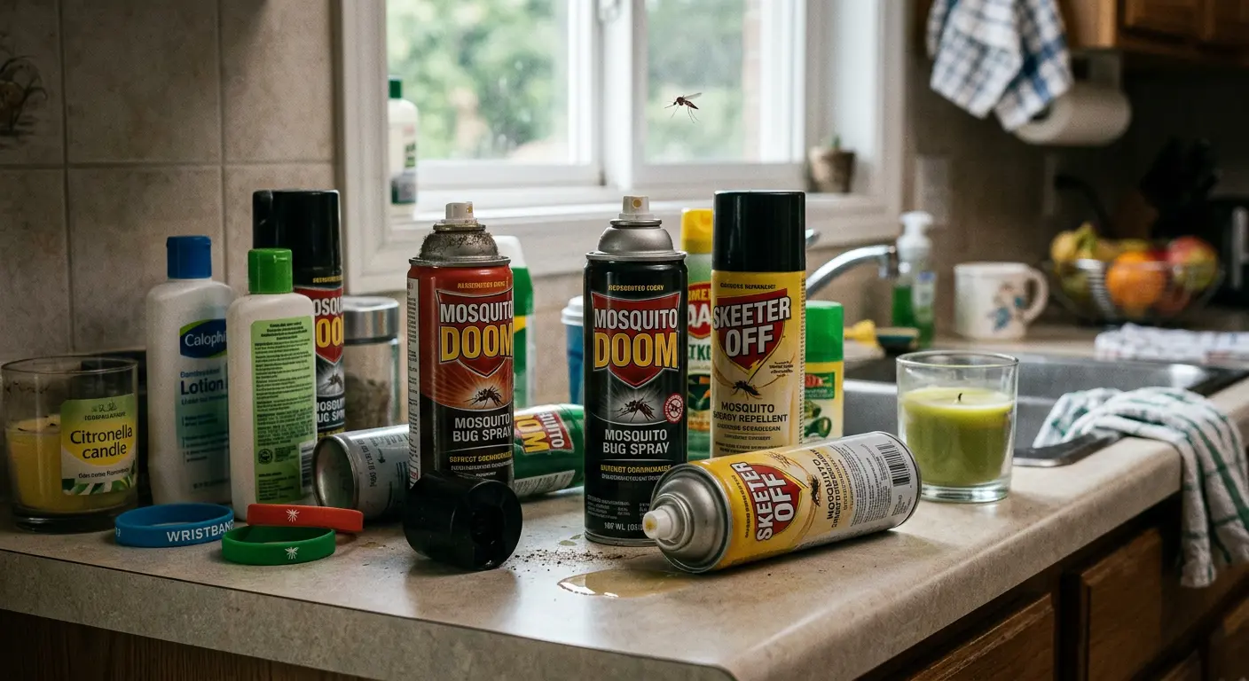 Useless mosquito spray products
